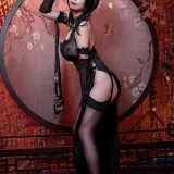 末夜《镇海旗袍》主题写真：15张全套美图