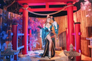 贞子蜜桃《原神 希娜小姐》主题写真：19张全套美图