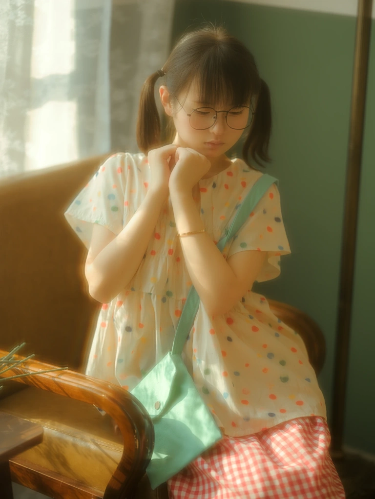 幼水铃衣《童年回忆》主题写真：20张全套美图