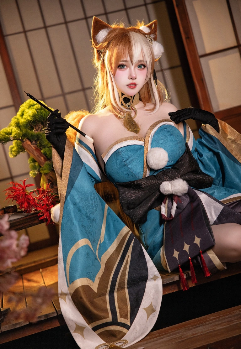凛子酱《希娜小姐》主题写真：21张全套美图