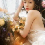 清青琴玖《窗外落霞》主题写真：23张全套美图