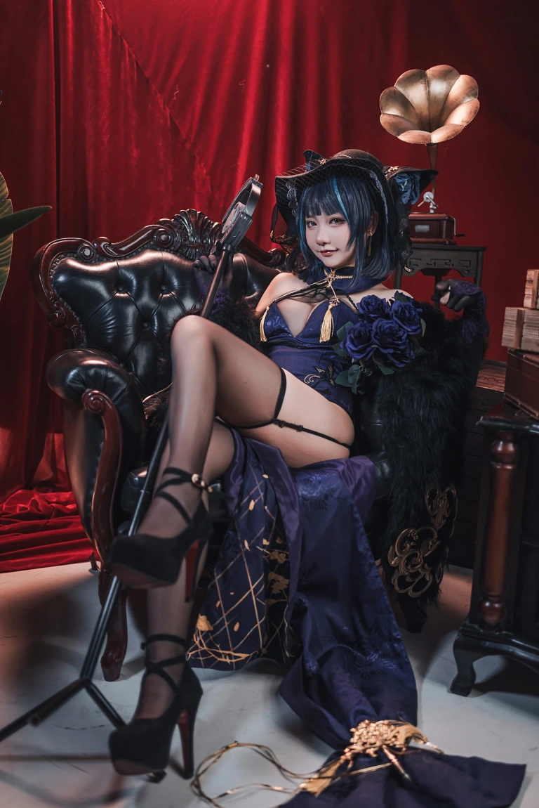是一只熊仔《柴郡 音乐绚烂》主题写真：25张全套美图