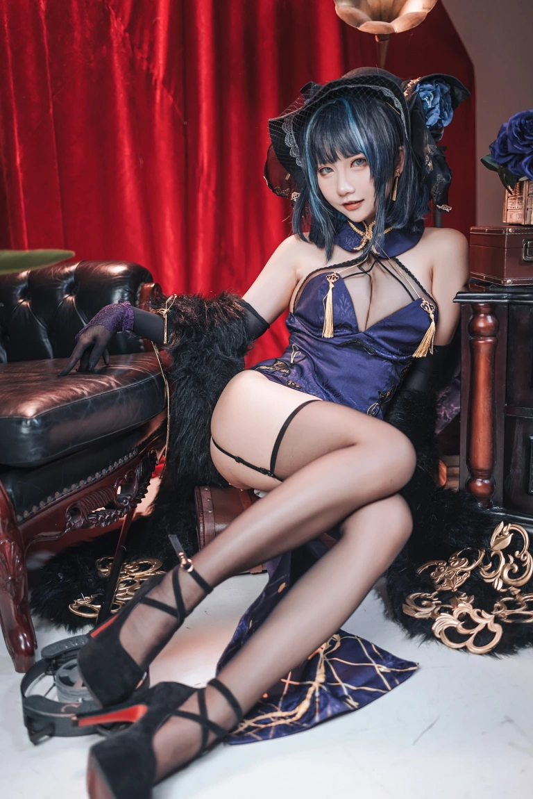 是一只熊仔《柴郡 音乐绚烂》主题写真：25张全套美图
