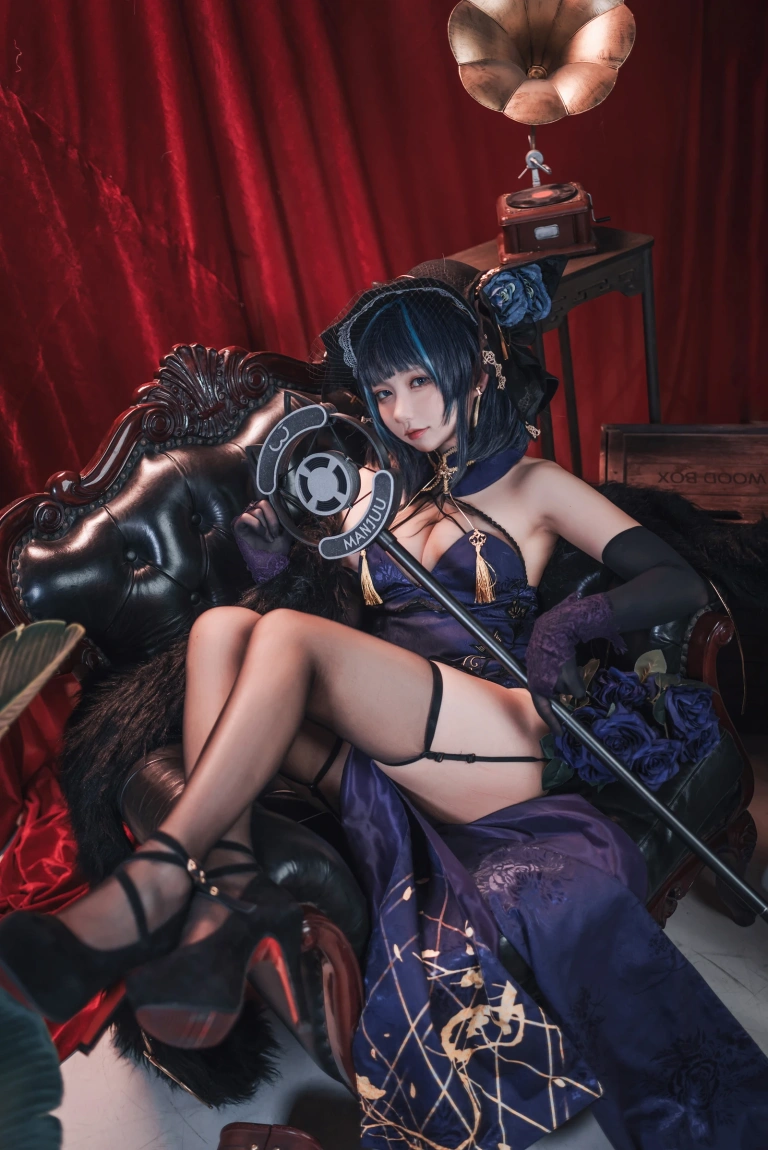 是一只熊仔《柴郡 音乐绚烂》主题写真：25张全套美图