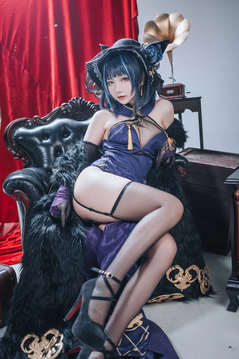 是一只熊仔《柴郡 音乐绚烂》主题写真：25张全套美图