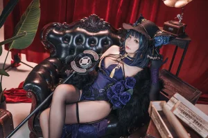 是一只熊仔《柴郡 音乐绚烂》主题写真：25张全套美图