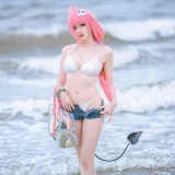 瓦斯塔亚小龙虾《水着》主题写真：27张全套美图