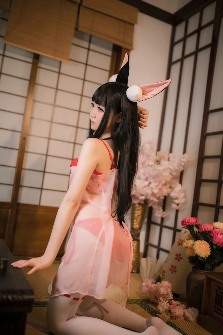 焖焖碳《碧蓝航线 長門睡衣》主题写真：27张全套美图