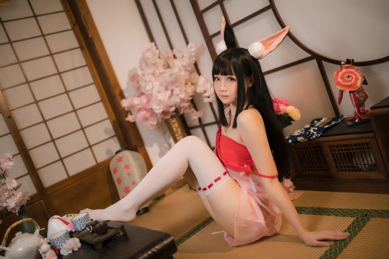 焖焖碳《碧蓝航线 長門睡衣》主题写真：27张全套美图