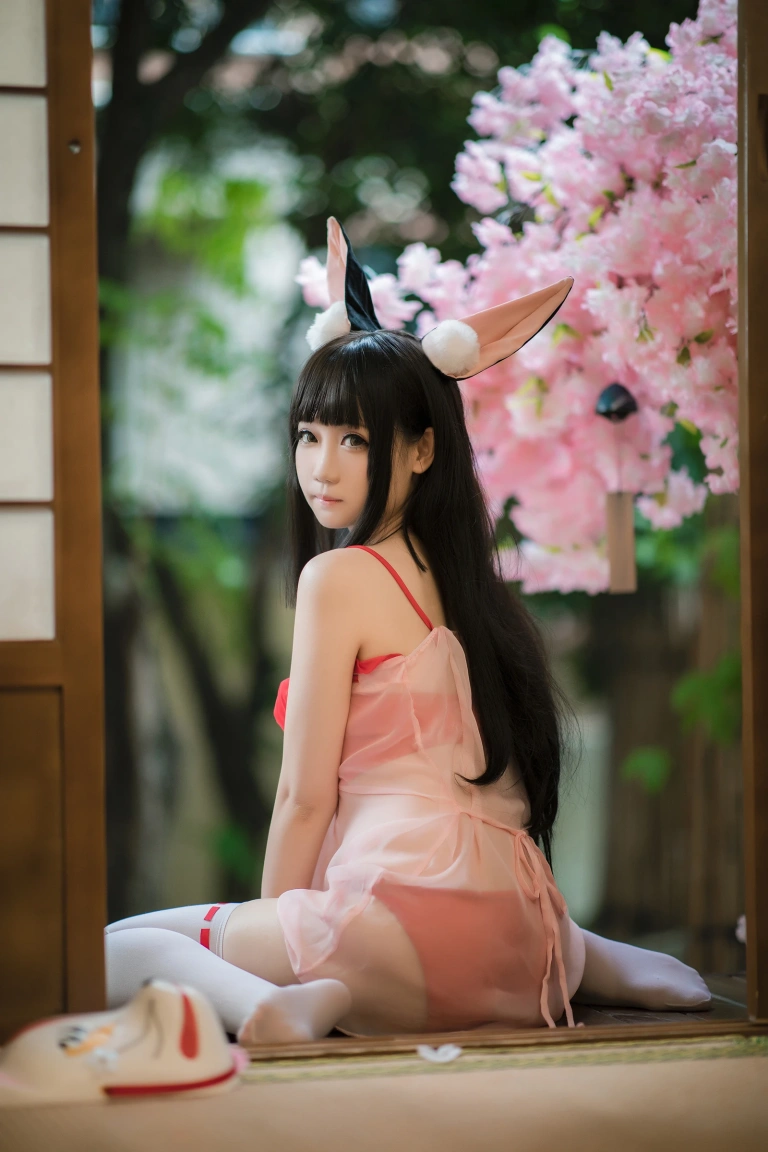 焖焖碳《碧蓝航线 長門睡衣》主题写真：27张全套美图