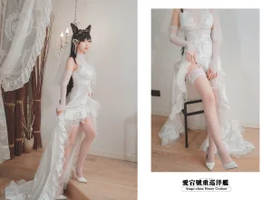 面饼仙儿《爱宕花嫁》主题写真：29张全套美图