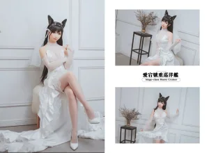 面饼仙儿《爱宕花嫁》主题写真：29张全套美图