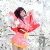 九柒喵《甲铁城的卡巴内瑞 无名和服》主题写真：34张全套美图