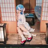 神沢永莉《蕾姆和风》主题写真：47张全套美图
