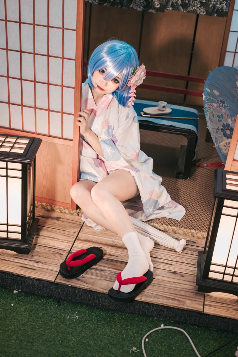 神沢永莉《蕾姆和风》主题写真：47张全套美图