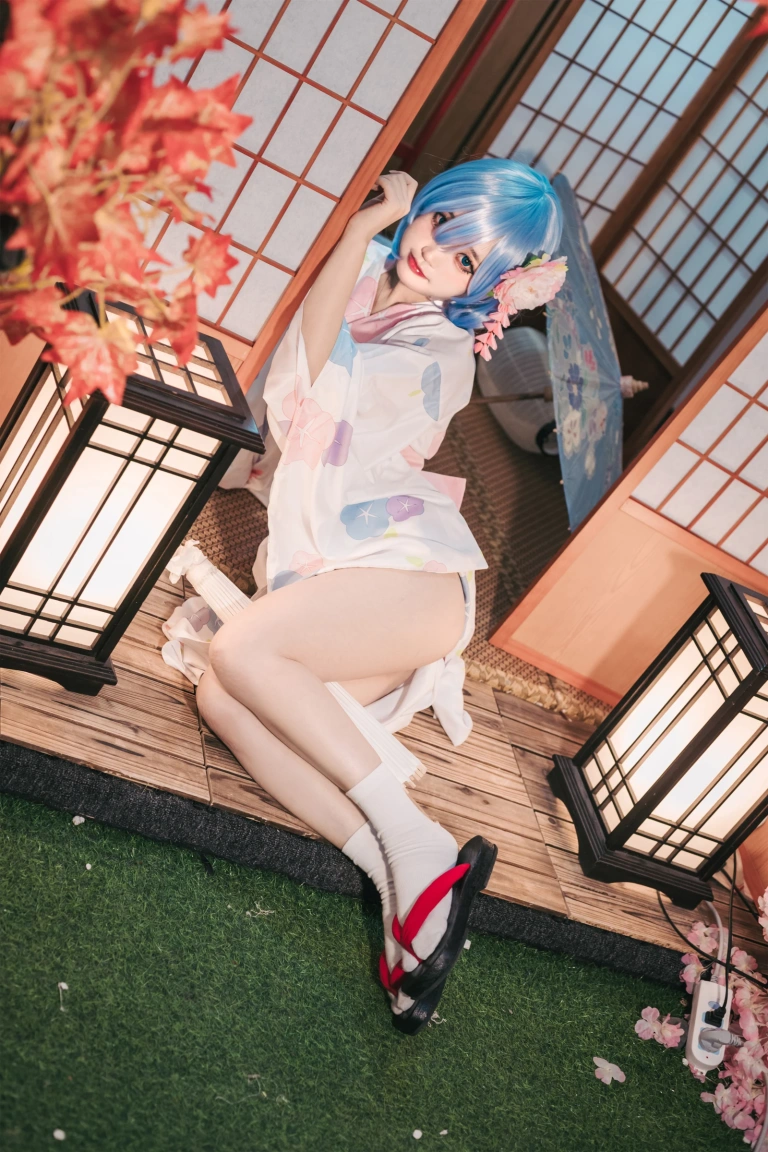 神沢永莉《蕾姆和风》主题写真：47张全套美图