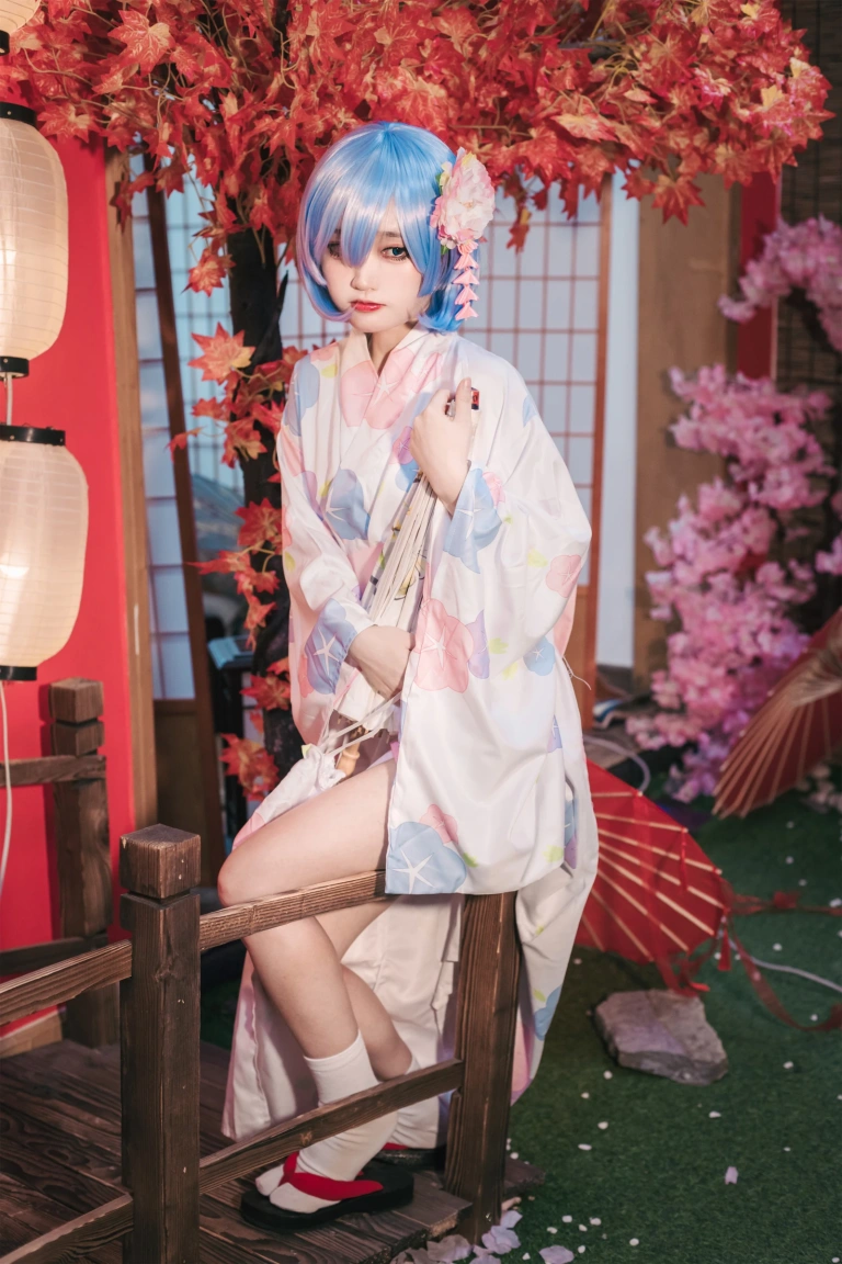 神沢永莉《蕾姆和风》主题写真：47张全套美图