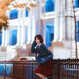 阿包也是兔娘《JK日常》主题写真：15张全套美图