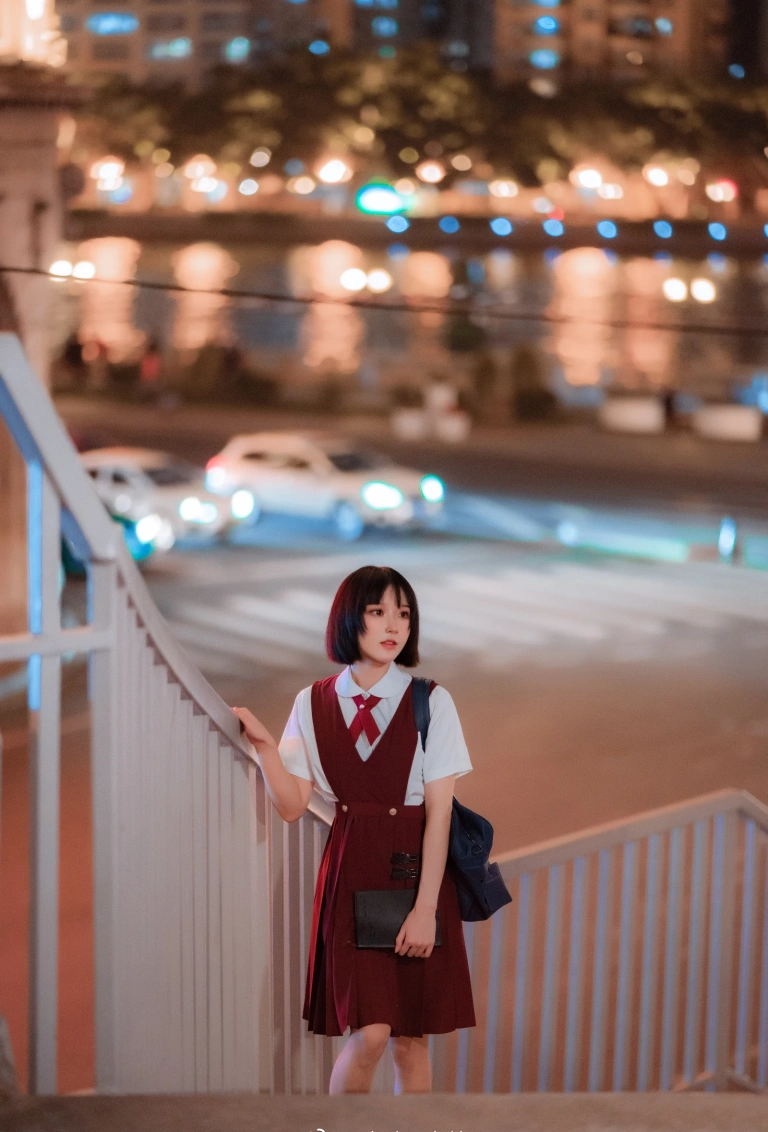 阿包也是兔娘《JK日常》主题写真：15张全套美图