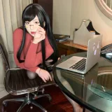 皮皮奶《红色OL》主题写真：70张全套美图，含3个视频
