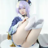 朝霧愛《原神 Qiqi 七七》主题写真：35张全套美图