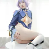 朝霧愛《原神 Qiqi 七七》主题写真：35张全套美图