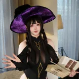 一只毛毛帽《毛毛帽 NO.009 – 魔女之夜》主题写真：105张全套美图，含2个视频