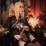 阿包也是兔娘《只鼠于你旗袍》主题写真：15张全套美图