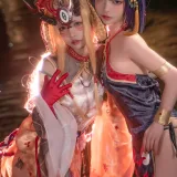 可可老师《酒吞&茨木》主题写真：18张全套美图