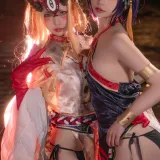 可可老师《酒吞&茨木》主题写真：18张全套美图