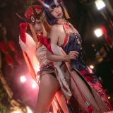 可可老师《酒吞&茨木》主题写真：18张全套美图