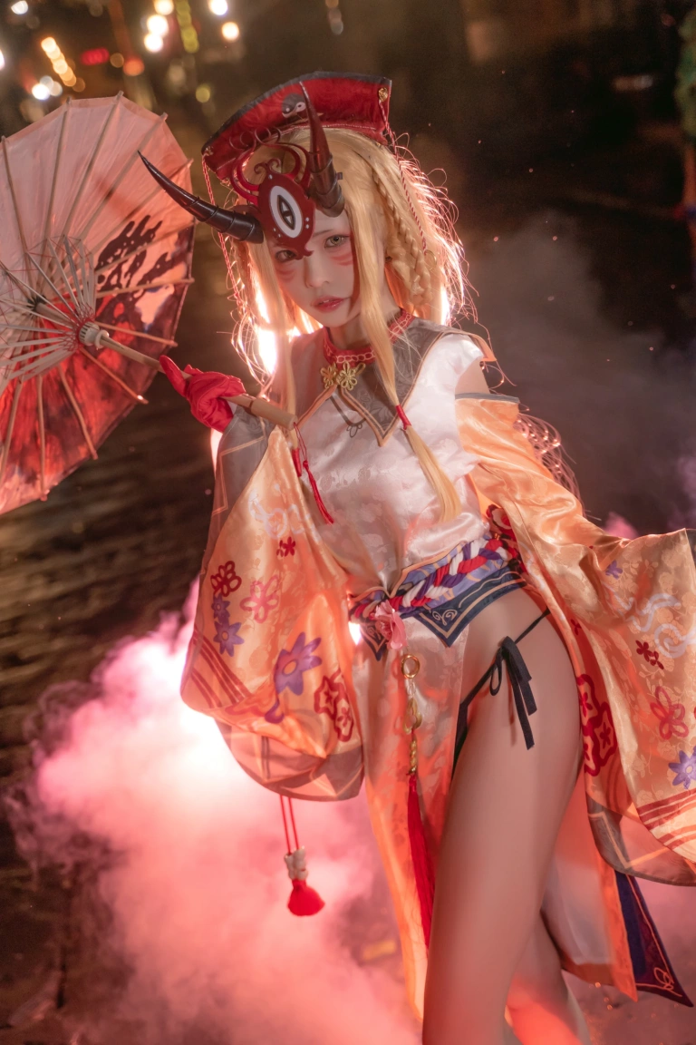 可可老师《酒吞&茨木》主题写真：18张全套美图