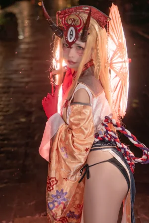 可可老师《酒吞&茨木》主题写真：18张全套美图