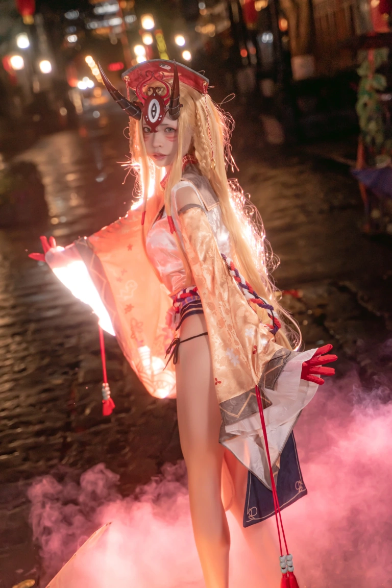 可可老师《酒吞&茨木》主题写真：18张全套美图
