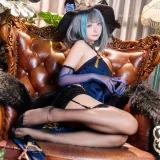 喜欢爱理吗《碧蓝航线 柴郡旗袍》主题写真：36张全套美图