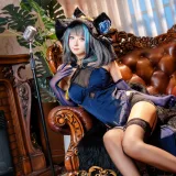 喜欢爱理吗《碧蓝航线 柴郡旗袍》主题写真：36张全套美图