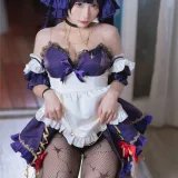 是三不是世《原神莫娜女仆》主题写真：55张全套美图