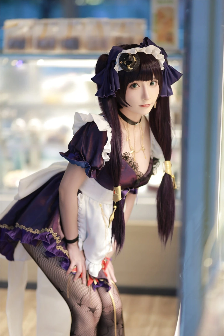 是三不是世《原神莫娜女仆》主题写真：55张全套美图