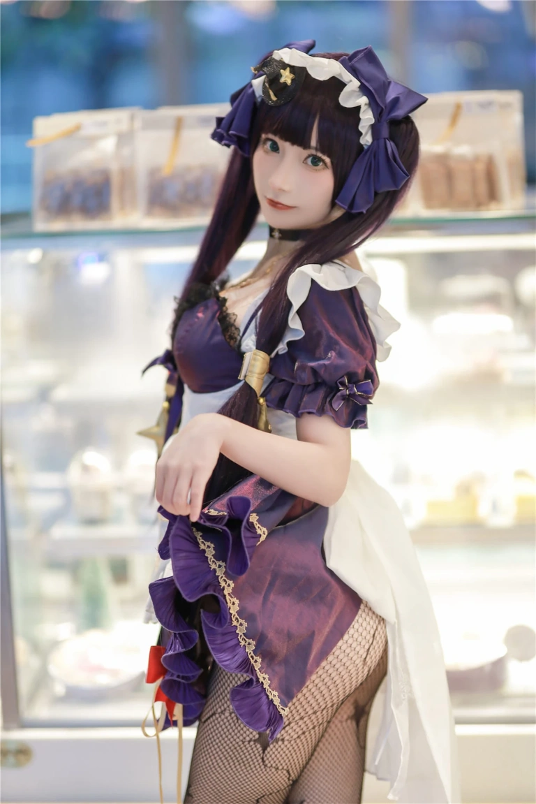 是三不是世《原神莫娜女仆》主题写真：55张全套美图