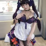 是三不是世《原神莫娜女仆》主题写真：55张全套美图