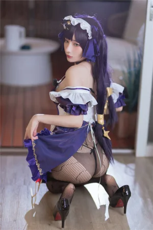 是三不是世《原神莫娜女仆》主题写真：55张全套美图