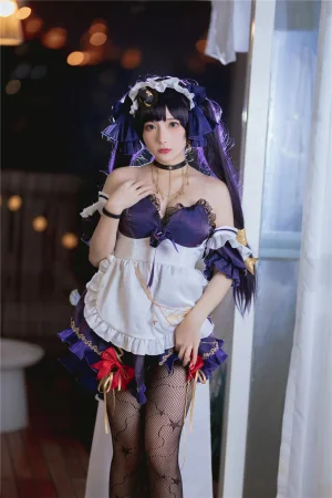 是三不是世《原神莫娜女仆》主题写真：55张全套美图
