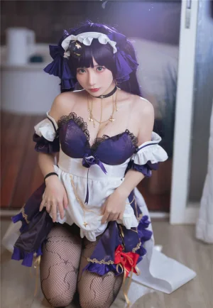 是三不是世《原神莫娜女仆》主题写真：55张全套美图