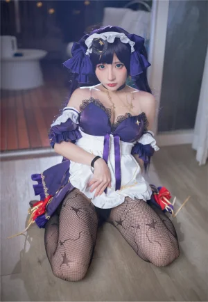 是三不是世《原神莫娜女仆》主题写真：55张全套美图