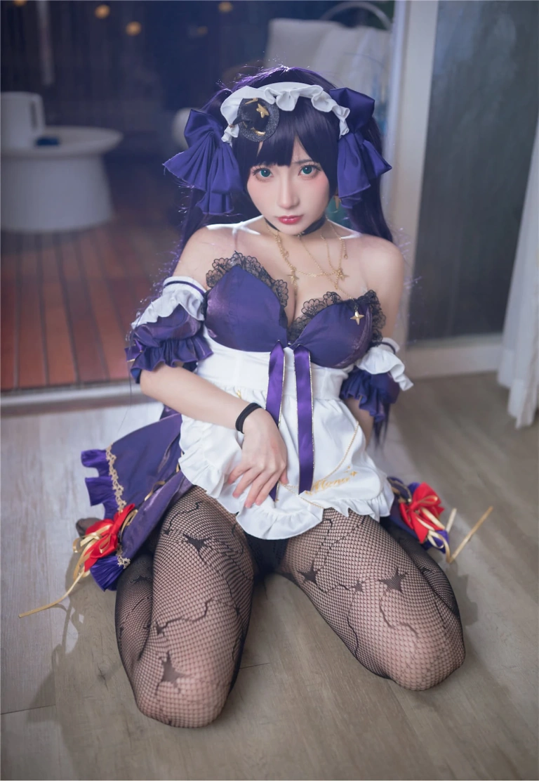是三不是世《原神莫娜女仆》主题写真：55张全套美图