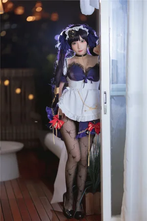 是三不是世《原神莫娜女仆》主题写真：55张全套美图