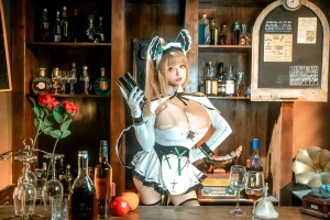 古阿扎《交错战线 布尔特根》主题写真：71张全套美图