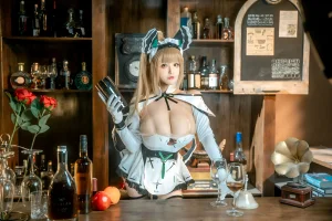古阿扎《交错战线 布尔特根》主题写真：71张全套美图