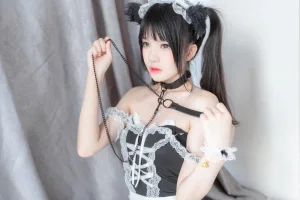 桜桃喵《黑猫妹抖》主题写真：79张全套美图