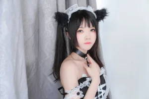 桜桃喵《黑猫妹抖》主题写真：79张全套美图